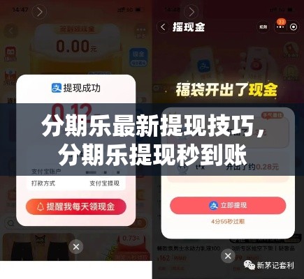 分期乐最新提现技巧，分期乐提现秒到账