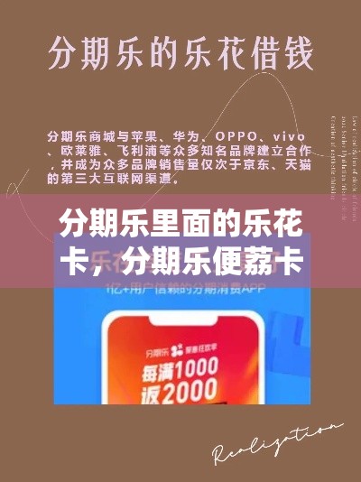 分期乐里面的乐花卡,分期乐便荔卡额度怎么套来