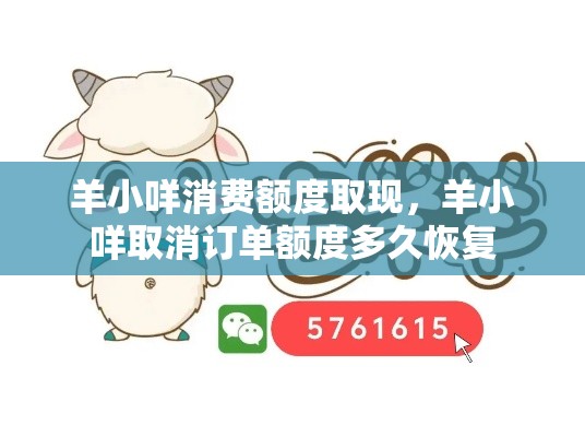 羊小咩消费额度取现，羊小咩取消订单额度多久恢复