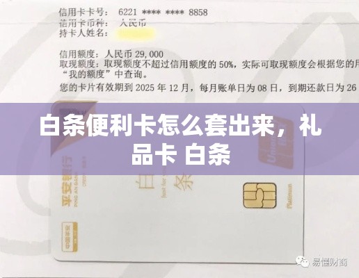 白条便利卡怎么套出来,礼品卡 白条