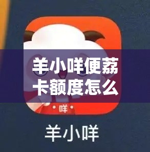 羊小咩便荔卡额度怎么秒到，羊小咩便荔卡额度怎么套出来