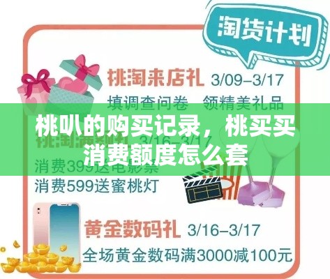 桃叭的购买记录,桃买买消费额度怎么套