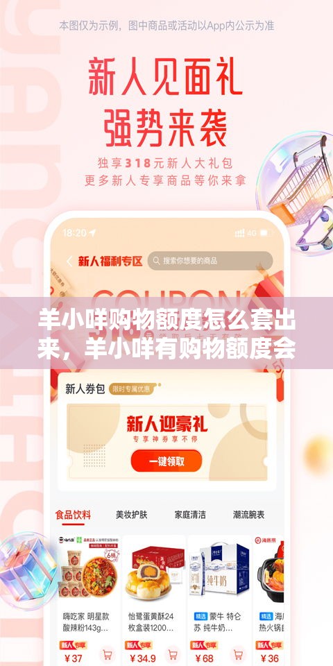 羊小咩购物额度怎么套出来,羊小咩有购物额度会不会没有借款额度