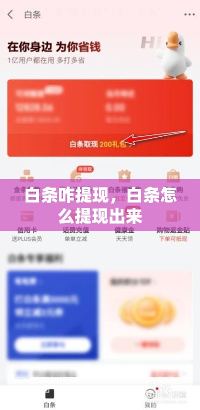 白条咋提现，白条怎么提现出来
