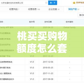桃买买购物额度怎么套出来，桃叭的购买记录