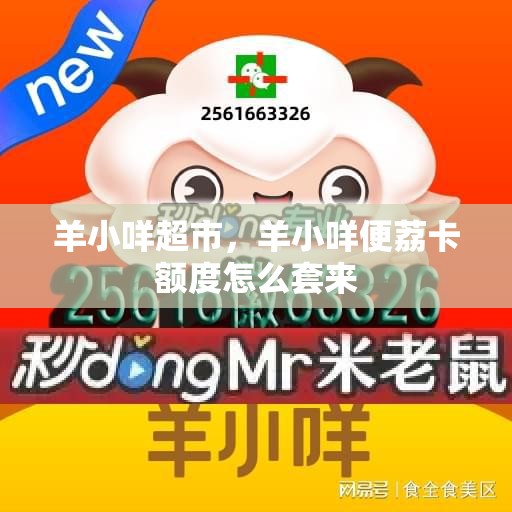 羊小咩超市，羊小咩便荔卡额度怎么套来