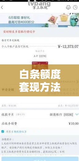 白条额度套现方法,白条套取现方法